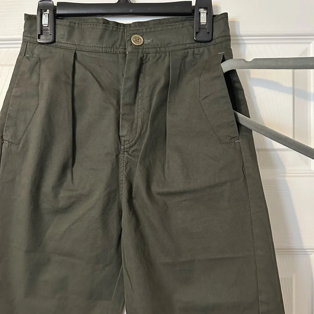 Zara Olive Green Kids Trousers - Picture 11 of 14
